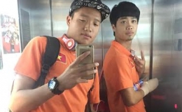 Cầu thủ U23 Việt Nam chúc mừng năm mới từ Qatar