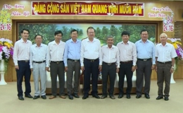 Ban chỉ đạo Tây Nam Bộ thăm, chúc Tết UBND tỉnh Tiền Giang