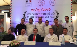 1.000 bếp trưởng tham gia sự kiện ẩm thực Pháp đặc biệt tại Việt Nam
