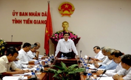 Chủ tịch tỉnh chủ trì cuộc họp phòng chống hạn mặn mùa khô 2016