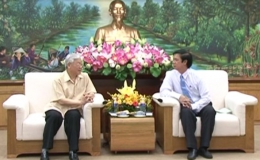 “Tổng Bí thư Nguyễn Phú Trọng thăm và làm việc tại Tiền Giang”