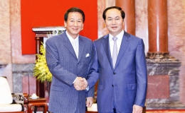Chủ tịch nước Trần Đại Quang tiếp Đại sứ đặc biệt Việt Nam – Nhật Bản
