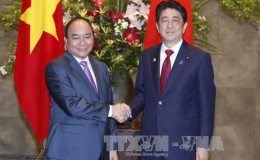 Thủ tướng Chính phủ Nguyễn Xuân Phúc hội đàm với Thủ tướng Nhật Bản Shinzo Abe