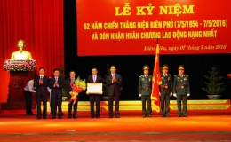 Điện Biên kỷ niệm 62 năm Chiến thắng Điện Biên Phủ và đón nhận Huân chương Lao động hạng nhất