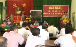 Ứng cử viên đại biểu Quốc hội đơn vị bầu cử số 3 tiếp xúc cử tri tại xã Long Bình Điền và Xuân Đông, huyện Chợ Gạo