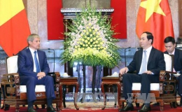 Chủ tịch nước Trần Đại Quang tiếp Thủ tướng Ru-ma-ni