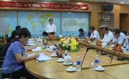 Phó Bí thư thường trực tỉnh ủy Lê Hồng Quang chủ trì cuộc họp với khối nội chính