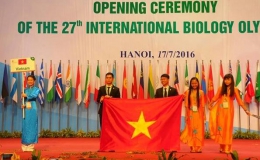 Nước chủ nhà Việt Nam có Huy chương vàng Olympic Sinh học quốc tế