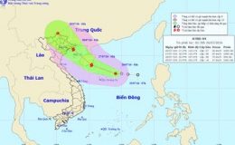 Áp thấp nhiệt đới cách quần đảo Hoàng Sa 220km, có thể mạnh thành bão