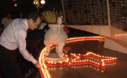 Tiền Giang tổ chức lễ thắp nến tri ân các anh hùng liệt sĩ