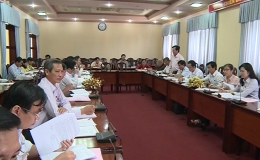 Thảo luận tổ tại kỳ họp thứ 2 HĐND tỉnh Tiền Giang Khoá IX