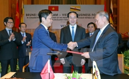 Chủ tịch nước Trần Đại Quang dự Diễn đàn doanh nghiệp Việt Nam – Brunei Darussalam