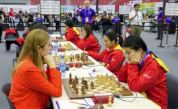 Nữ Việt Nam xuất sắc xếp hạng 7 Giải cờ vua Olympiad