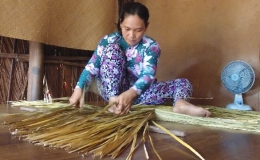 Nghề đươn bàng góp phần tăng thu nhập cho người dân huyện Tân Phước
