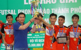 Giải futsal TPHCM năm 2016: Thái Sơn Nam đoạt Cúp vô địch
