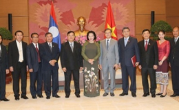 Thắt chặt hơn nữa quan hệ hợp tác giữa Quốc hội Việt Nam và Lào