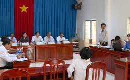 Chủ tịch UBND tỉnh Tiền Giang tiếp hộ khiếu nại ở huyện Gò Công Tây