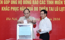 Thủ tướng, Phó Thủ tướng quyên góp ủng hộ đồng bào miền Trung