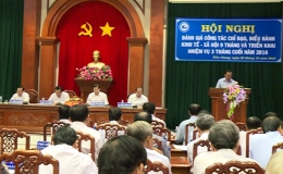 UBND tỉnh Tiền Giang sơ kết 9 tháng đầu năm 2016