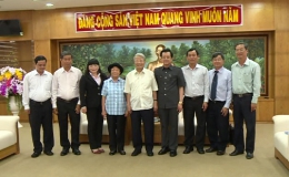 Nguyên Chủ tịch nước Trần Đức Lương thăm Tiền Giang