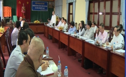Kỳ họp thứ 3 HĐND tỉnh Tiền Giang Khoá IX thảo luận tại tổ.