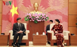 Chủ tịch Quốc hội Nguyễn Thị Kim Ngân tiếp Đại sứ Thái Lan