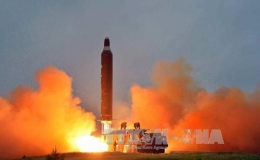 Mỹ, Nhật Bản và Hàn Quốc phản ứng về vụ bắn tên lửa của Triều Tiên