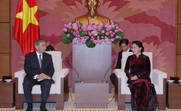 Chủ tịch QH Nguyễn Thị Kim Ngân tiếp Thống đốc tỉnh Gun-ma, Nhật Bản