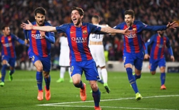 Barcelona ngoạn mục vào tứ kết Champions League 2017