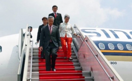 Thủ tướng Singapore Lý Hiển Long bắt đầu thăm chính thức Việt Nam