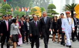 Thủ tướng Lý Hiển Long kết thúc chuyến thăm chính thức Việt Nam