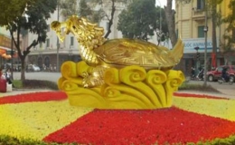 Đề xuất dựng tượng Rùa Vàng tại Hồ Gươm