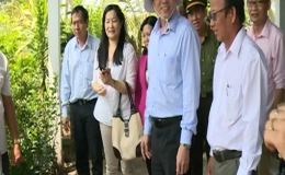 Bàn giao công trình đường ống dẫn nước cho huyện Tân Phú Đông