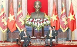 Chủ tịch nước tiếp Thủ tướng Sri Lanka
