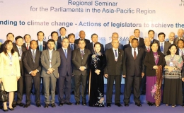 Khai mạc Hội nghị IPU khu vực châu Á-Thái Bình Dương về ứng phó BĐKH