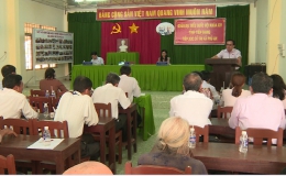 Đoàn đại biểu Quốc hội đơn vị tỉnh Tiền Giang tiếp xúc cử tri các xã của thị xã Cai Lậy và huyện Tân Phú Đông