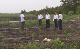 Chủ tịch UBND tỉnh kiểm tra khu vực chôn lấp chất thải tại huyện Tân Phước