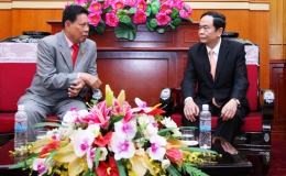 Tăng cường phát triển tình hữu nghị giữa Mặt trận hai nước Việt Nam – Campuchia