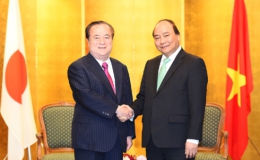 Thủ tướng Nguyễn Xuân Phúc tiếp Thống đốc tỉnh Ibaraki Nhật Bản