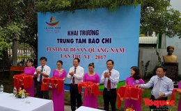 Khai trương Trung tâm Báo chí phục vụ Festival Di sản Quảng Nam