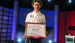Nguyễn Trọng Nhân giành chiến thắng vòng thi chung kết tháng thứ 6 năm học 2016 – 2017