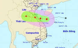 Chiều tối nay 25-7, bão số 4 sẽ đi vào Hà Tĩnh – Quảng Trị