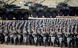 12.000 binh lính Trung Quốc duyệt binh trong ngày thành lập quân đội