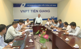 Phó Chủ tịch UBND tỉnh làm việc với VNPT Tiền Giang