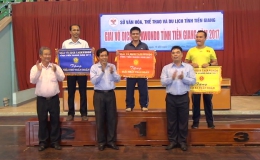 Bế mạc giải vô địch Taekwondo tỉnh Tiền Giang năm 2017