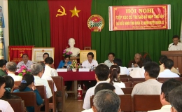 Đại biểu HĐND tỉnh Tiền Giang tiếp xúc cử tri