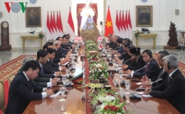 Tổng Bí thư:Việt Nam ưu tiên phát triển hợp tác nhiều mặt với Indonesia