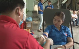 Đoàn khối Doanh nghiệp Tiền Giang hiến máu tình nguyện