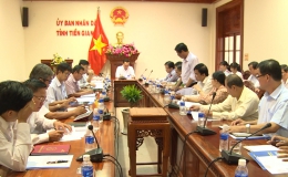 Đoàn công tác Thanh tra Chính phủ làm việc với UBND tỉnh Tiền Giang về công tác tiếp công dân.