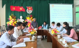 Trưởng Ban Dân vận Tỉnh ủy Tiền Giang làm việc với Tỉnh Đoàn Tiền Giang
